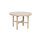 Marsden Soffbord Beige/Vitpigmenterad Ek Ø60