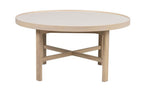 Marsden Soffbord Beige/Vitpigmenterad Ek Ø90 | Rowico Home | 7340126559123 | 121094 | Maessing Interiör