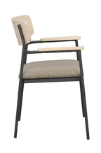 Maymont Karmstol Mörkbeige/Vitpigmenterad Ek/Svart | Rowico Home | 7340126571132 | 123083 | Maessing Interiör