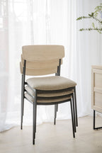 Maymont Stol Mörkbeige/Vitpigmenterad Ek/Svart | Rowico Home | 7340126571101 | 123073 | Maessing Interiör