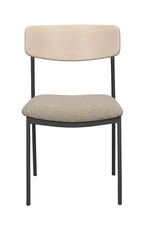 Maymont Stol Mörkbeige/Vitpigmenterad Ek/Svart | Rowico Home | 7340126571101 | 123073 | Maessing Interiör