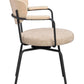 Merrick Karmstol Mörkbeige/Vitpigmenterad Ek/Svart | Rowico Home | 7340233306061 | 128320 | Maessing Interiör
