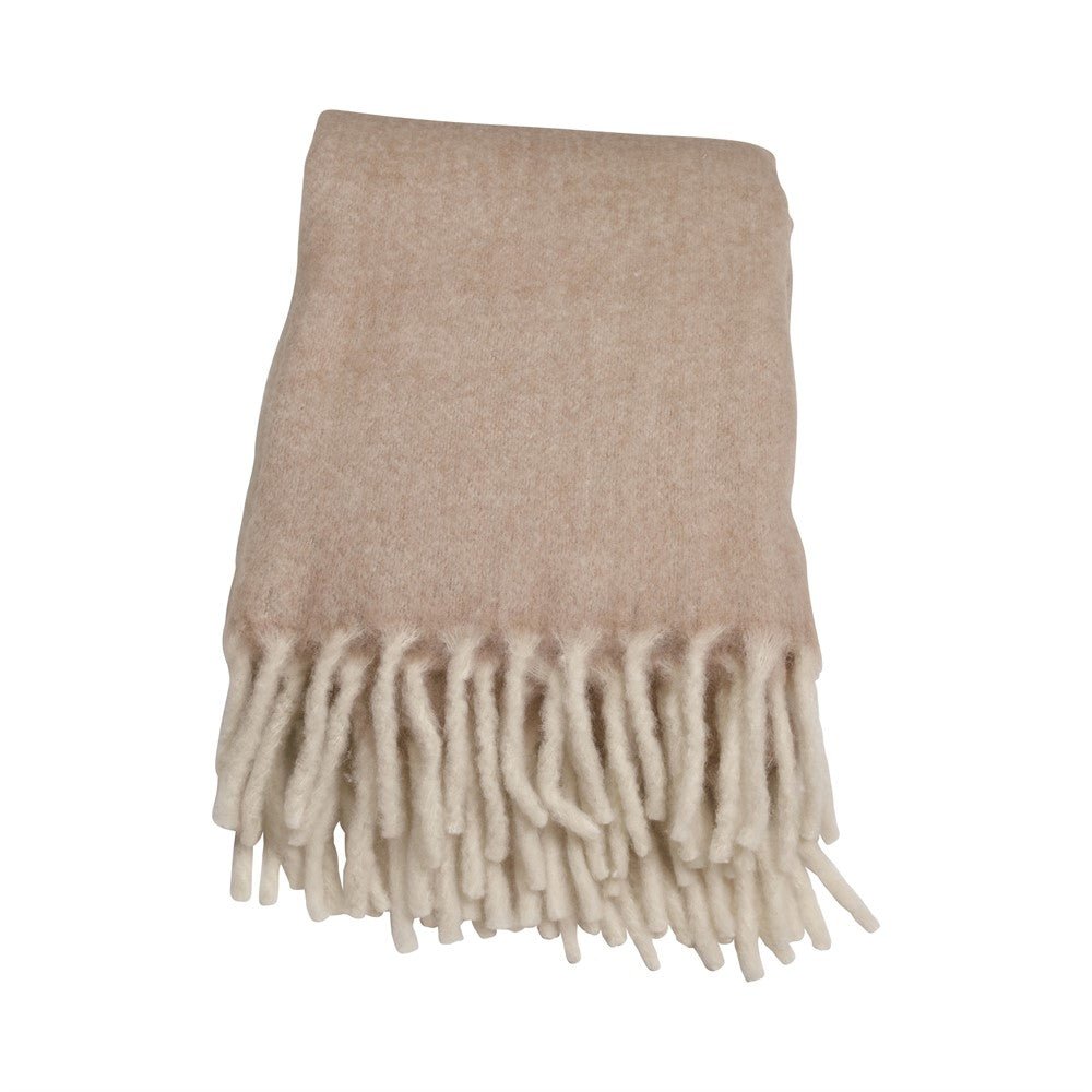 Morgan Pläd Beige | Mogihome | 7340007876110 | 104534 | Maessing Interiör
