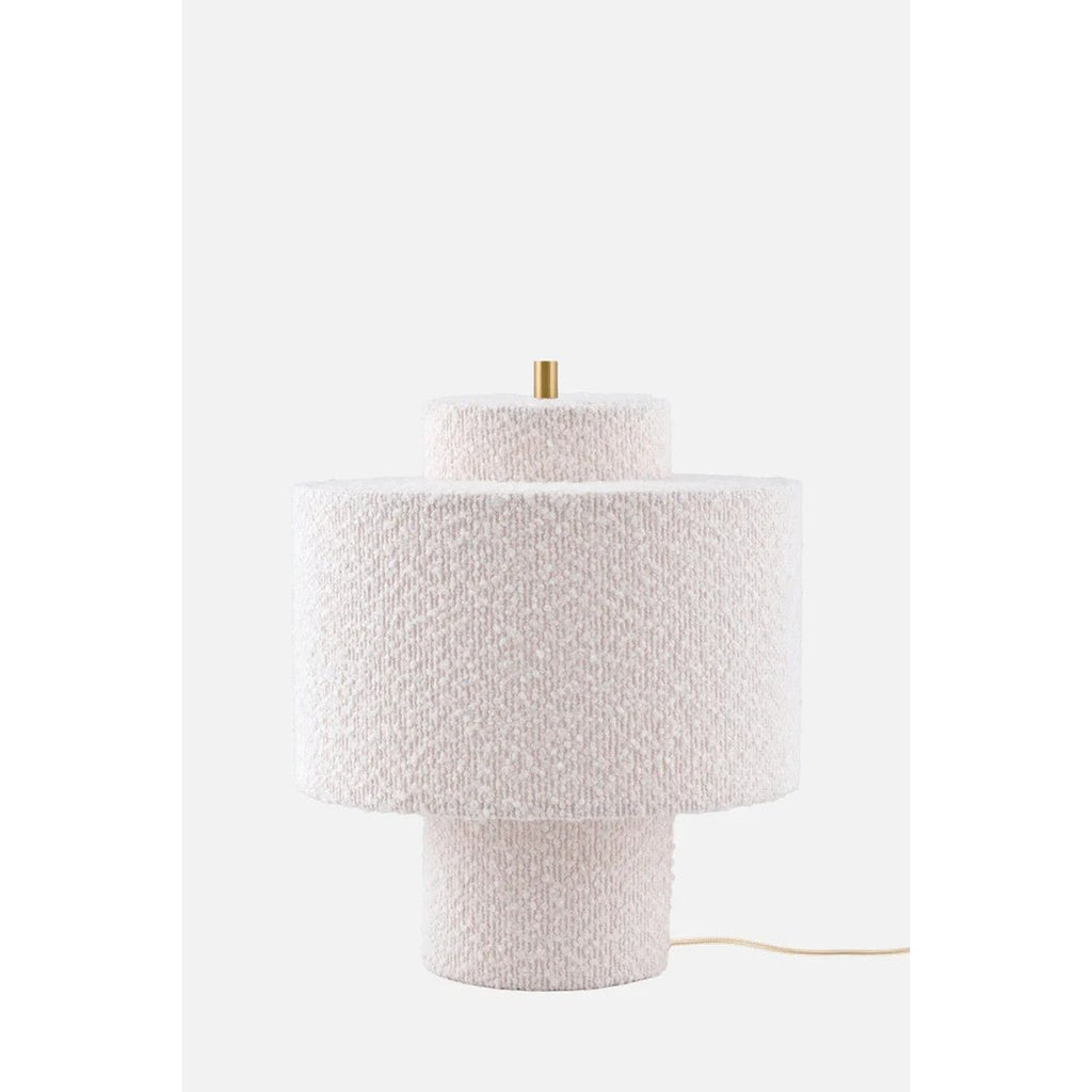 Noah 25 Bouclé Bordslampa Vit | Globen Lighting | 7319437163084 | 716308 | Maessing Interiör
