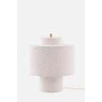 Noah 25 Bouclé Bordslampa Vit | Globen Lighting | 7319437163084 | 716308 | Maessing Interiör