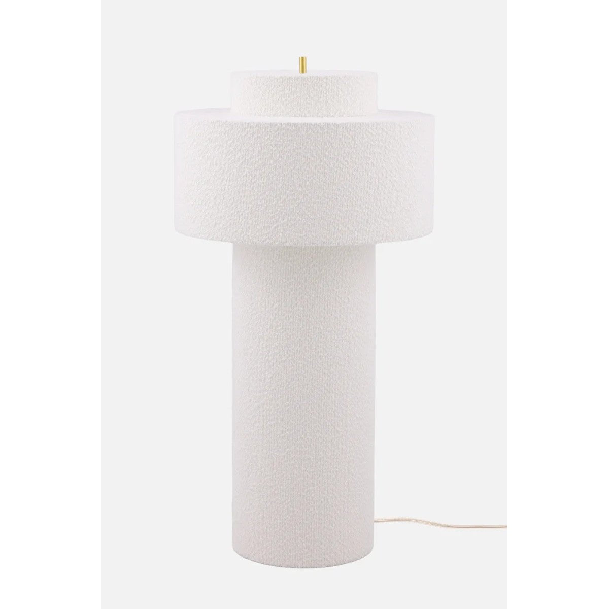 Noah 45 Bouclé Golvlampa Vit | Globen Lighting | 7319437063087 | 706308 | Maessing Interiör