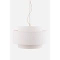 Noah 70 Bouclé Pendellampa Vit | Globen Lighting | 7319437763086 | 776308 | Maessing Interiör