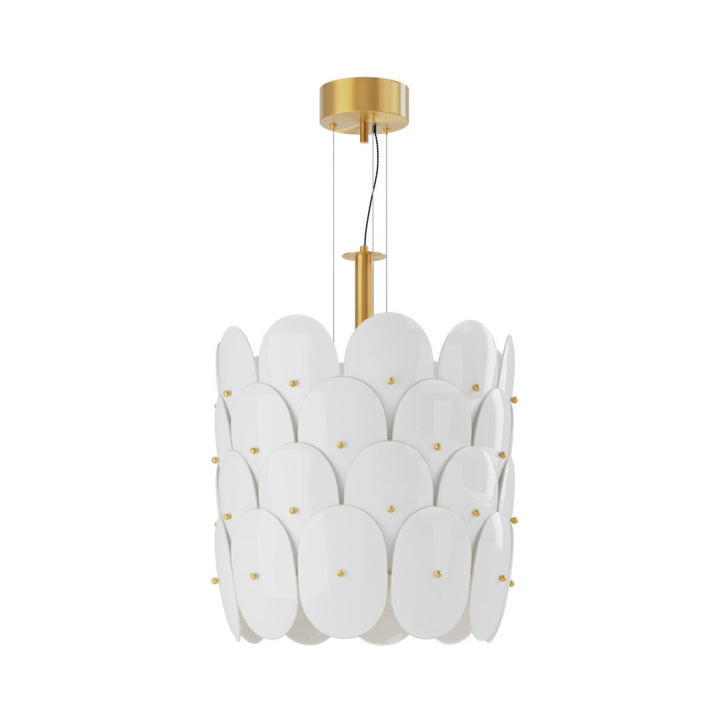 Omlott Taklampa Ø50 Mässing/Vit | By Rydéns | 7391741012364 | 4202420-6509 | Maessing Interiör
