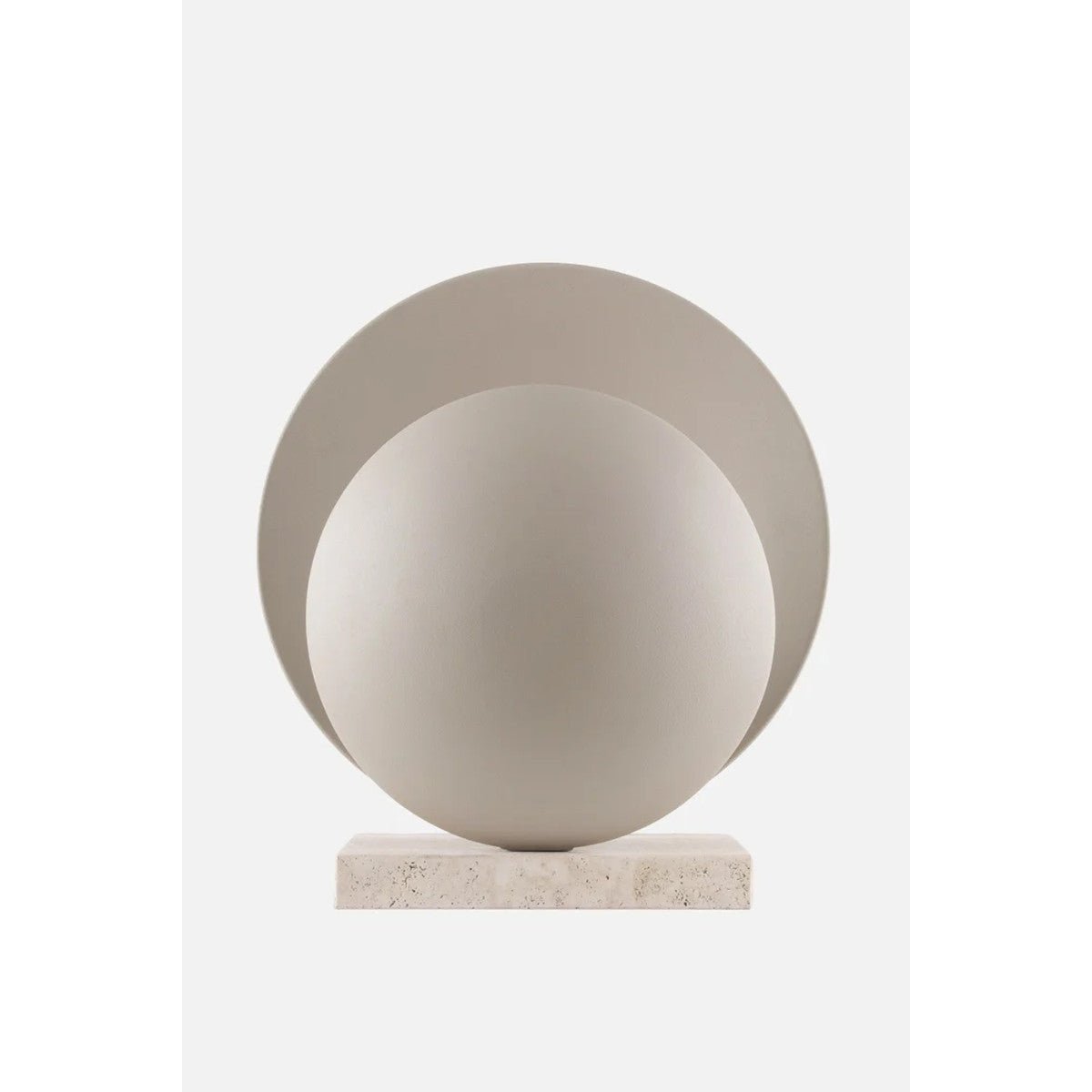 Orbit Bordslampa Travertin/Beige | Globen Lighting | 7319432208025 | 220802 | Maessing Interiör