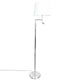 Orlando Golvlampa Krom/Vit