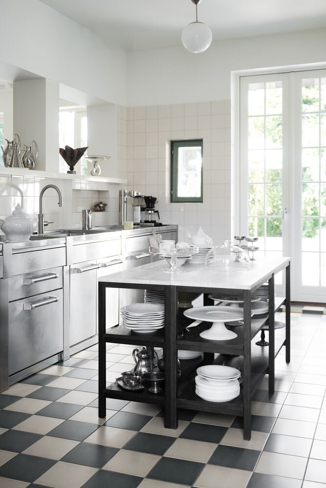 Orwel Avlastningsbord Beige Travertin/Brun Ek | Rowico Home | 7340126556184 | 120910 | Maessing Interiör