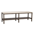 Orwel Avlastningsbord Beige Travertin/Brun Ek | Rowico Home | 7340126556207 | 120911 | Maessing Interiör