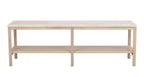 Orwel Avlastningsbord Beige Travertin/Vitpigmenterad Ek | Rowico Home | 7340126556122 | 120901 | Maessing Interiör