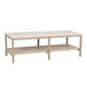 Orwel Soffbord Beige Travertin/Vitpigmenterad Ek 140