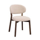 Patterson Stol Beige/Brun Ek