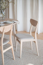 Rodham Stol Grå - Beige/Vitpigmenterad Ek | Rowico Home | 7340126593356 | 120087 | Maessing Interiör