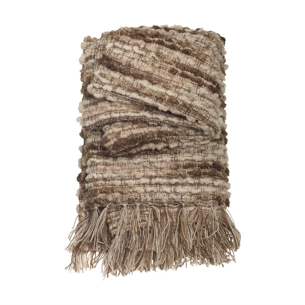 Roxie Pläd Brun | Mogihome | 7340007873676 | 104248 | Maessing Interiör