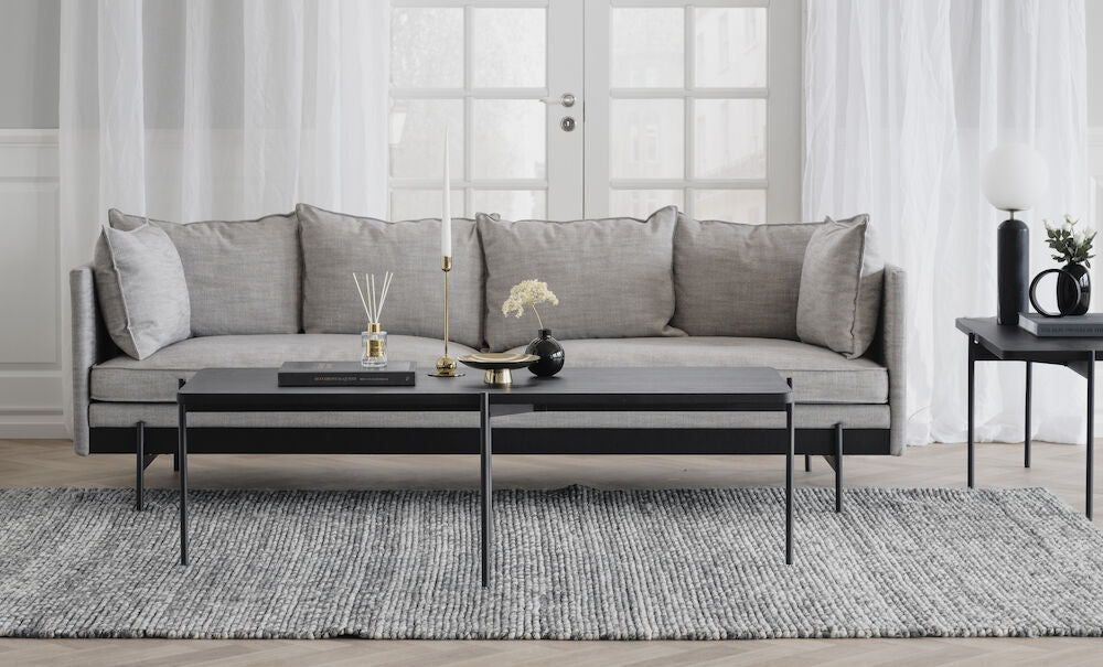 Shelton Soffbord Svart Ask/Svart 145 | Rowico Home | 7340233306092 | 120389 | Maessing Interiör