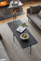 Shelton Soffbord Svart Ask/Svart 145 | Rowico Home | 7340233306092 | 120389 | Maessing Interiör