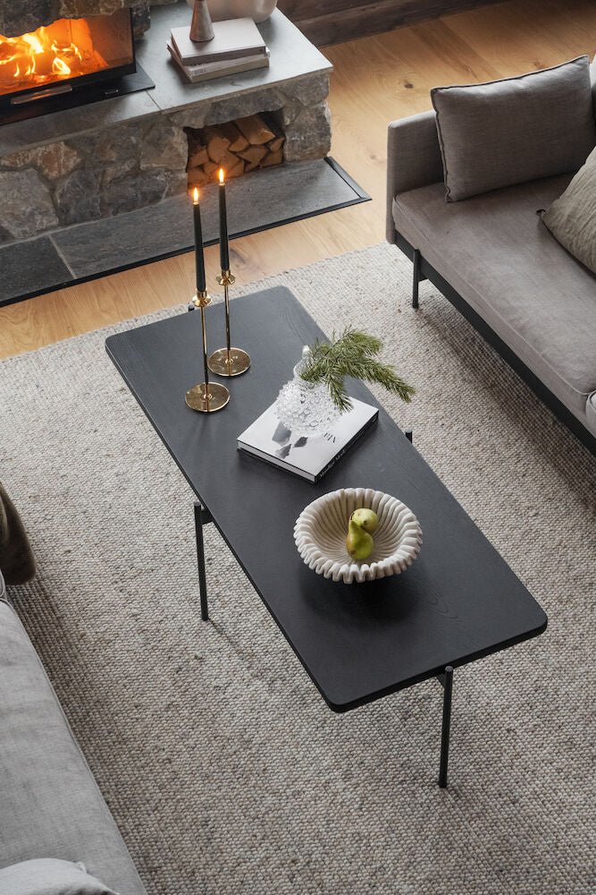 Shelton Soffbord Svart Ask/Svart 145 | Rowico Home | 7340233306092 | 120389 | Maessing Interiör