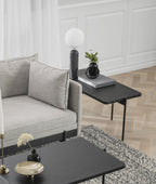 Shelton Soffbord Svart Ask/Svart 95 | Rowico Home | 7340233306115 | 120390 | Maessing Interiör