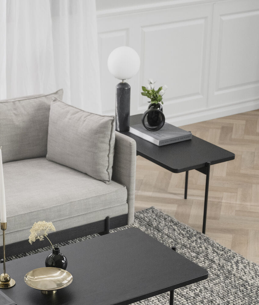 Shelton Soffbord Svart Ask/Svart 95 | Rowico Home | 7340233306115 | 120390 | Maessing Interiör