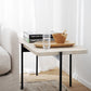 Shelton Soffbord Vitpigmenterad Ek/Svart 95 | Rowico Home | 7340126550663 | 120393 | Maessing Interiör