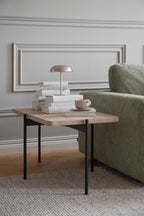 Shelton Soffbord Vitpigmenterad Ek/Svart 95 | Rowico Home | 7340126550663 | 120393 | Maessing Interiör