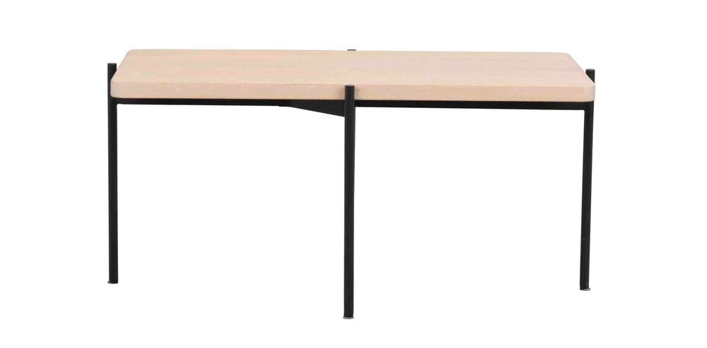 Shelton Soffbord Vitpigmenterad Ek/Svart 95 | Rowico Home | 7340126550663 | 120393 | Maessing Interiör