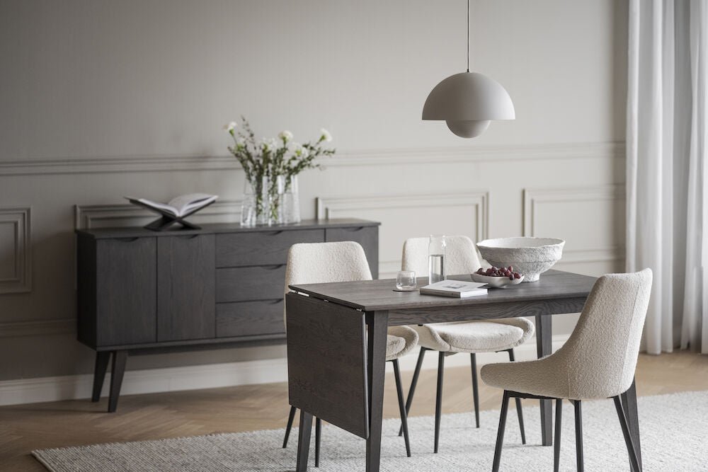 Sierra Stol Beige Bouclé/Svart | Rowico Home | 7340126559062 | 110492 | Maessing Interiör