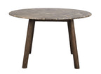Taransay Matbord Brun Marmor/Brun Ek Ø125 | Rowico Home | 7340126557228 | 120863 | Maessing Interiör