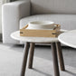 Taransay Soffbord Beige Travertin/Brun Ek Ø60 | Rowico Home | 7340126555958 | 120848 | Maessing Interiör