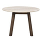 Taransay Soffbord Beige Travertin/Brun Ek Ø60 | Rowico Home | 7340126555958 | 120848 | Maessing Interiör