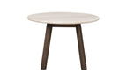 Taransay Soffbord Beige Travertin/Brun Ek Ø60 | Rowico Home | 7340126555958 | 120848 | Maessing Interiör