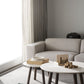 Taransay Soffbord Beige Travertin/Brun Ek Ø60 | Rowico Home | 7340126555958 | 120848 | Maessing Interiör