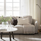 Taransay Soffbord Beige Travertin/Brun Ek Ø90 | Rowico Home | 7340126555934 | 120845 | Maessing Interiör