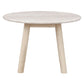 Taransay Soffbord Beige Travertin/Vitpigmenterad Ek Ø60 | Rowico Home | 7340126555941 | 120847 | Maessing Interiör