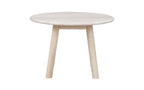 Taransay Soffbord Beige Travertin/Vitpigmenterad Ek Ø60 | Rowico Home | 7340126555941 | 120847 | Maessing Interiör