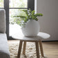 Taransay Soffbord Beige Travertin/Vitpigmenterad Ek Ø60 | Rowico Home | 7340126555941 | 120847 | Maessing Interiör