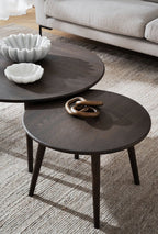Tompkins Soffbord Brun Ek Ø90 | Rowico Home | 7340126582060 | 128012 | Maessing Interiör
