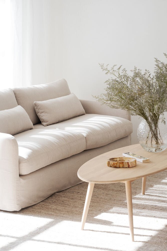 Tompkins Soffbord Vitpigmenterad Ek 150 | Rowico Home | 7340126582114 | 128021 | Maessing Interiör