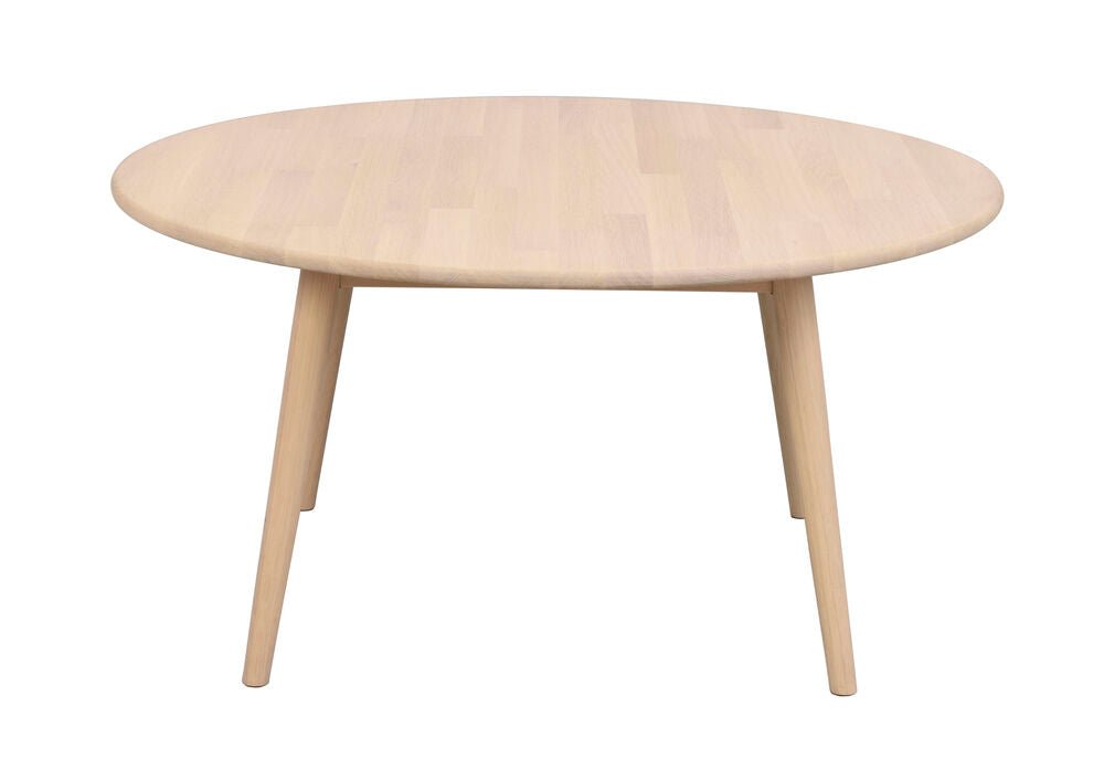 Tompkins Soffbord Vitpigmenterad Ek Ø90 | Rowico Home | 7340126582053 | 128011 | Maessing Interiör