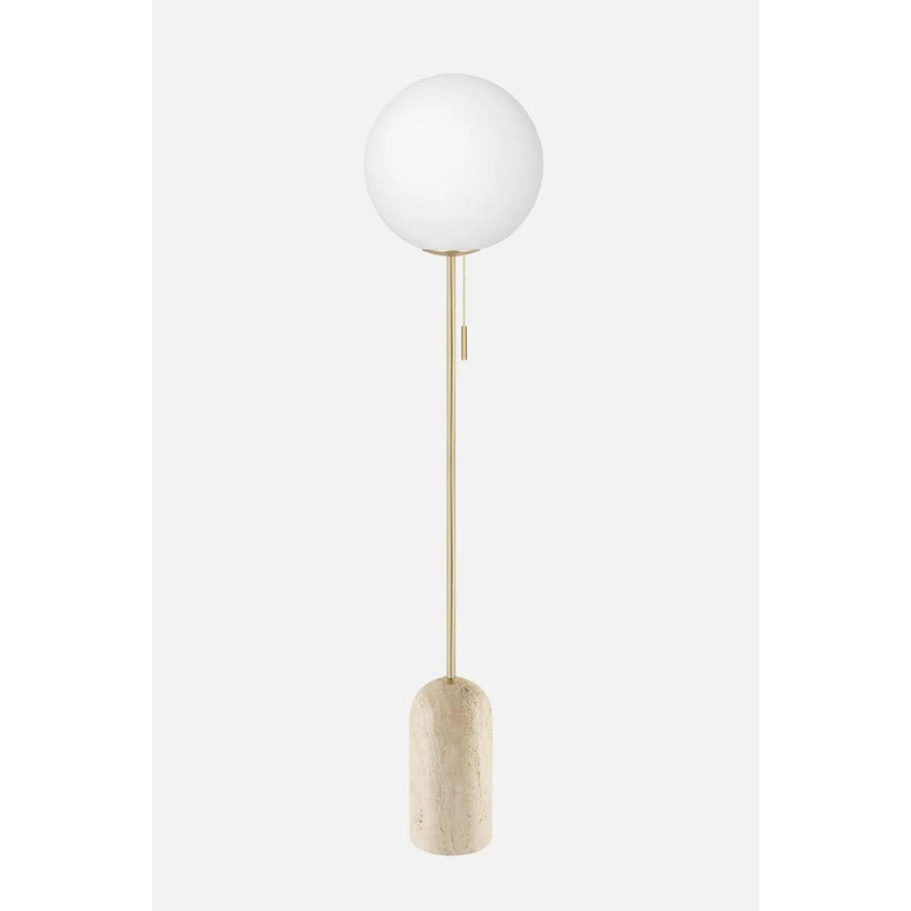 Torrano Golvlampa Travertin | Globen Lighting | 7319435005027 | 500502 | Maessing Interiör