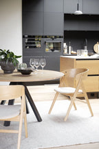 Waterton Karmstol Beige/Ek | Rowico Home | 7340126555552 | 120752 | Maessing Interiör