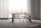 Waterton Karmstol Grå - Brun/Vitpigmenterad Ek | Rowico Home | 7340126555569 | 120753 | Maessing Interiör