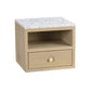 Whitmore Väggskåp/Sängbord Vitpigmenterad Ek/Vit Marmor | Rowico Home | 7340126556832 | 120768 | Maessing Interiör