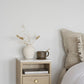 Whitmore Väggskåp/Sängbord Vitpigmenterad Ek/Vit Marmor | Rowico Home | 7340126556832 | 120768 | Maessing Interiör