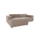 Willard Soffa 3-Sits-Schäslong V Beige Brenda #34