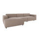 Willard Soffa 4-Sits-Schäslong V Beige Brenda #34