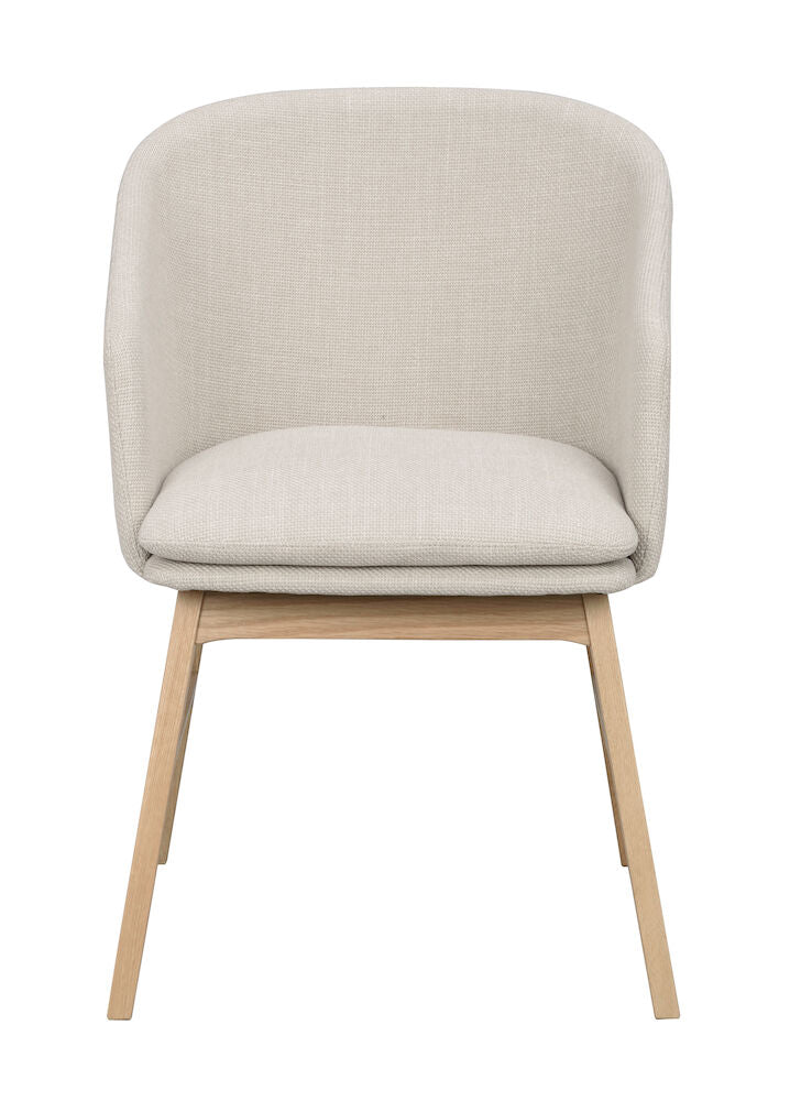 Windham Karmstol Beige/Ek | Rowico Home | 7340126554562 | 120664 | Maessing Interiör